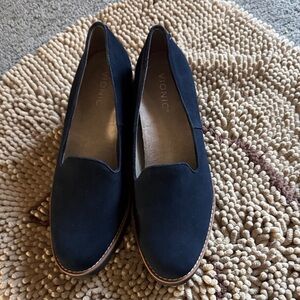 Vionic Blue Willa Wedges